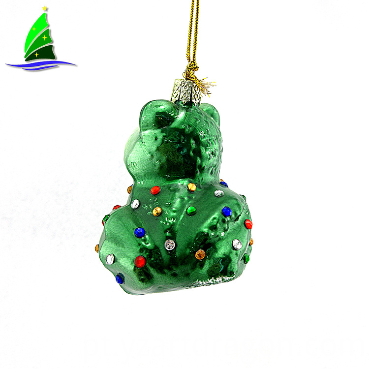 Melhor qualidade sentiu ornamento de vidro Best Quality Felt Glass Ornament